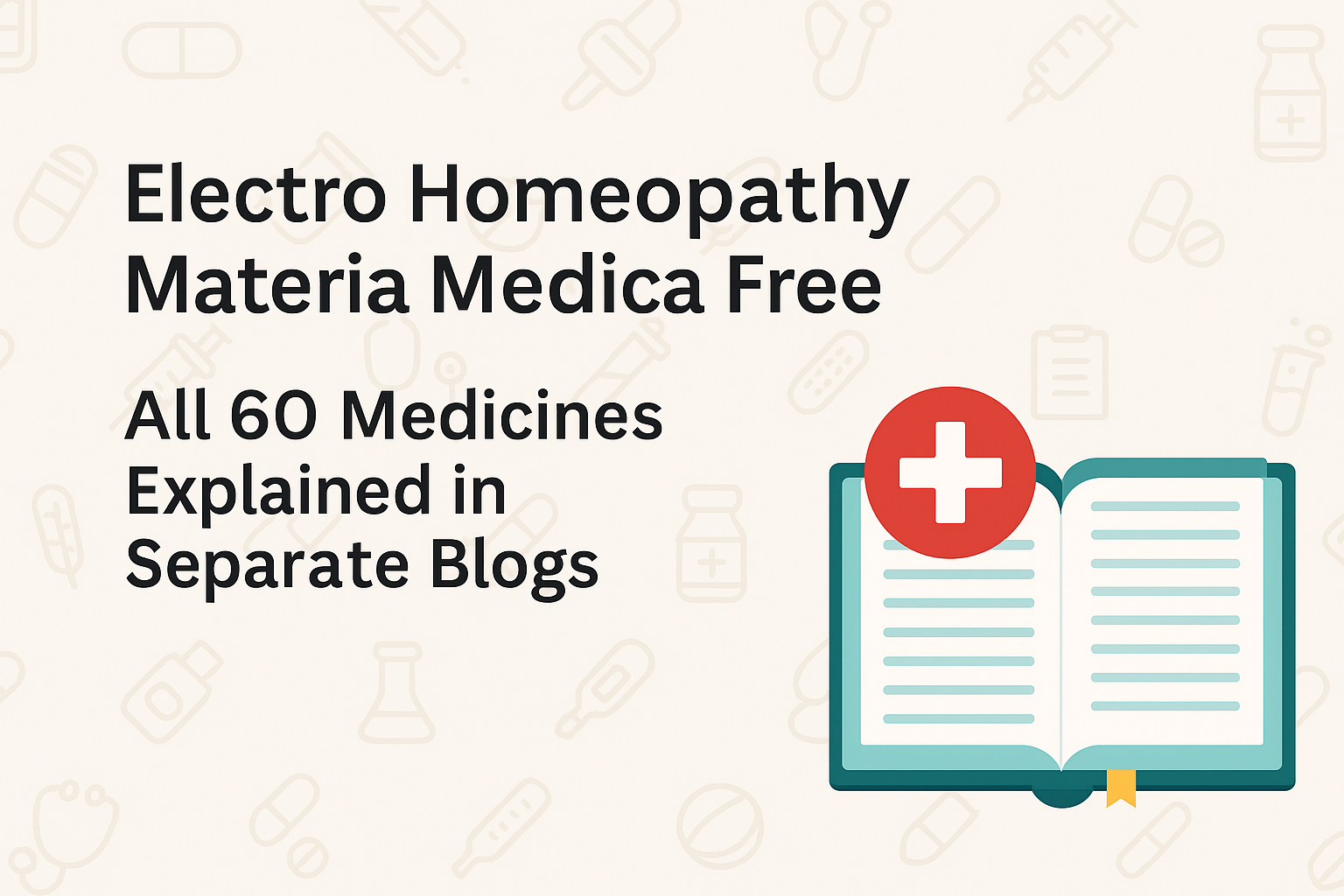 Electro Homeopathy Materia Medica Free – 60 Remedies Available Online